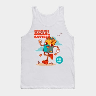 SOCIAL BATTERY Tank Top